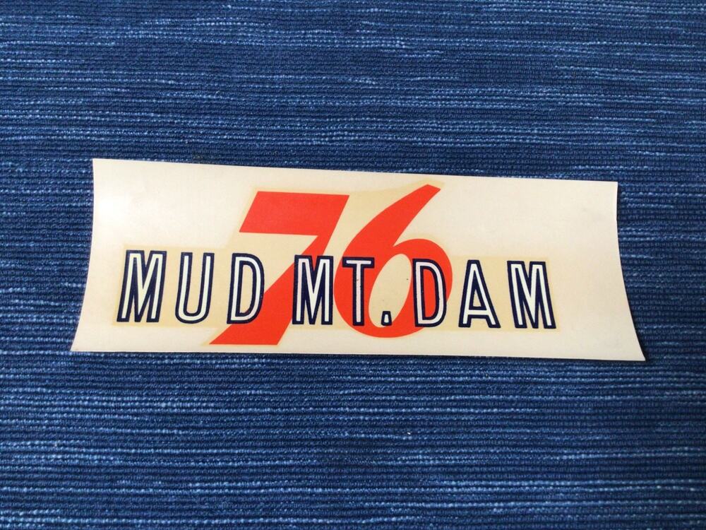 VTG Union 76 Oil Mud Mountain Dam Washington Gas Station Decal Travel Souvenir